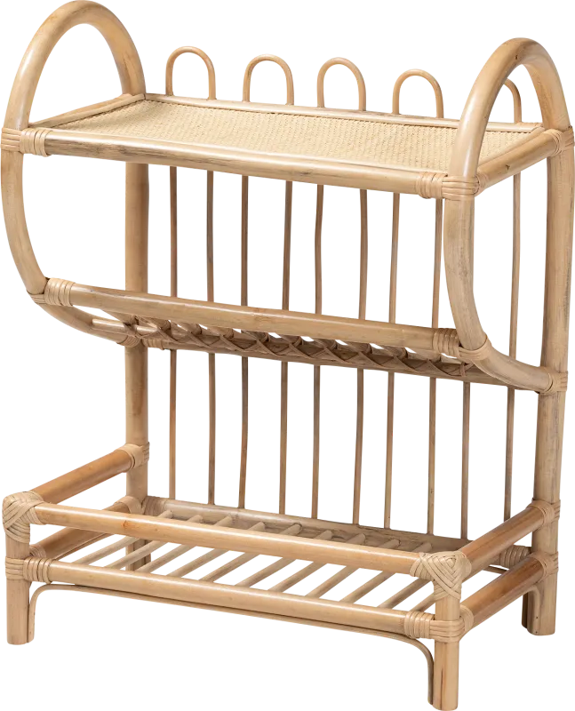 Yawkey Brown 3-Tier Display Shelf