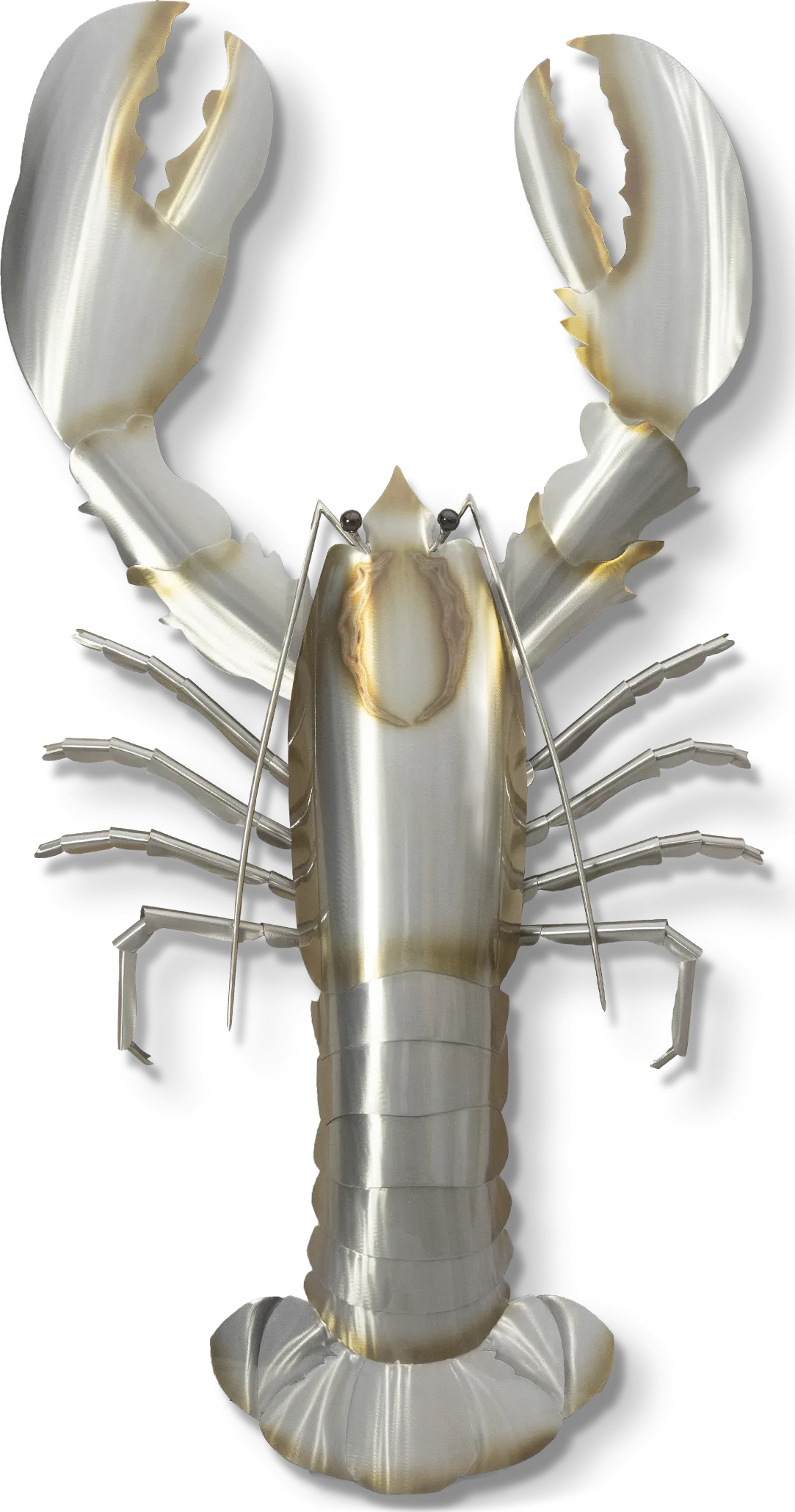 American Lobster Silver Indoor/Outdoor Wall Art - Image 1
