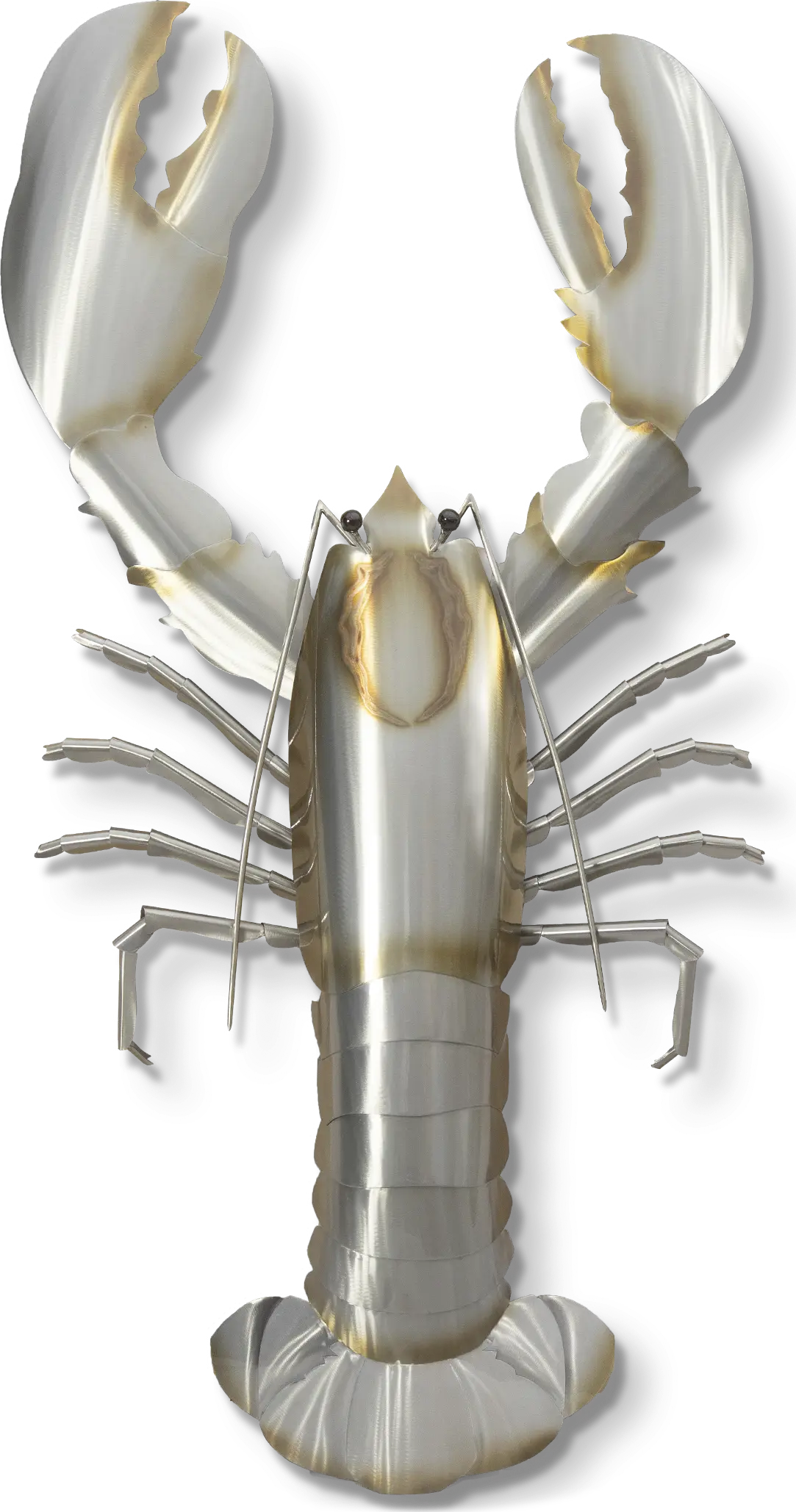 American Lobster Silver Indoor/Outdoor Wall Art