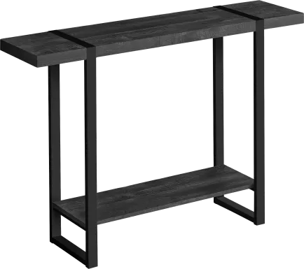 Bradner Black Sofa Table
