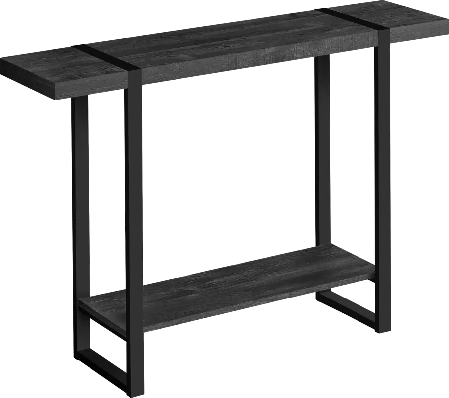 Bradner Black Sofa Table