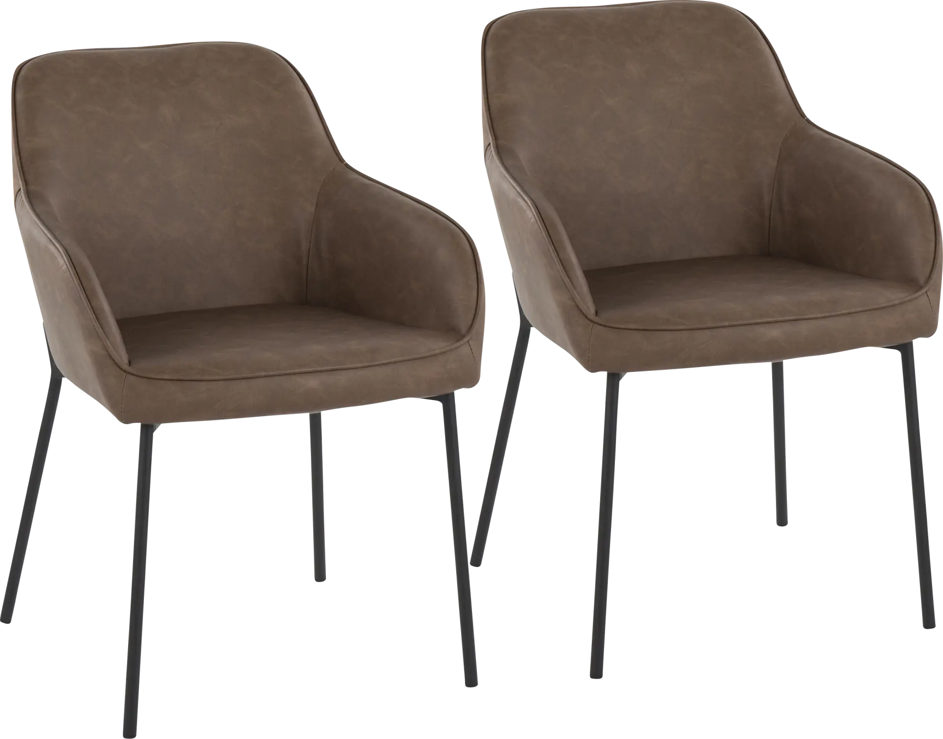 Springmire II Espresso Dining Chair Set of 2