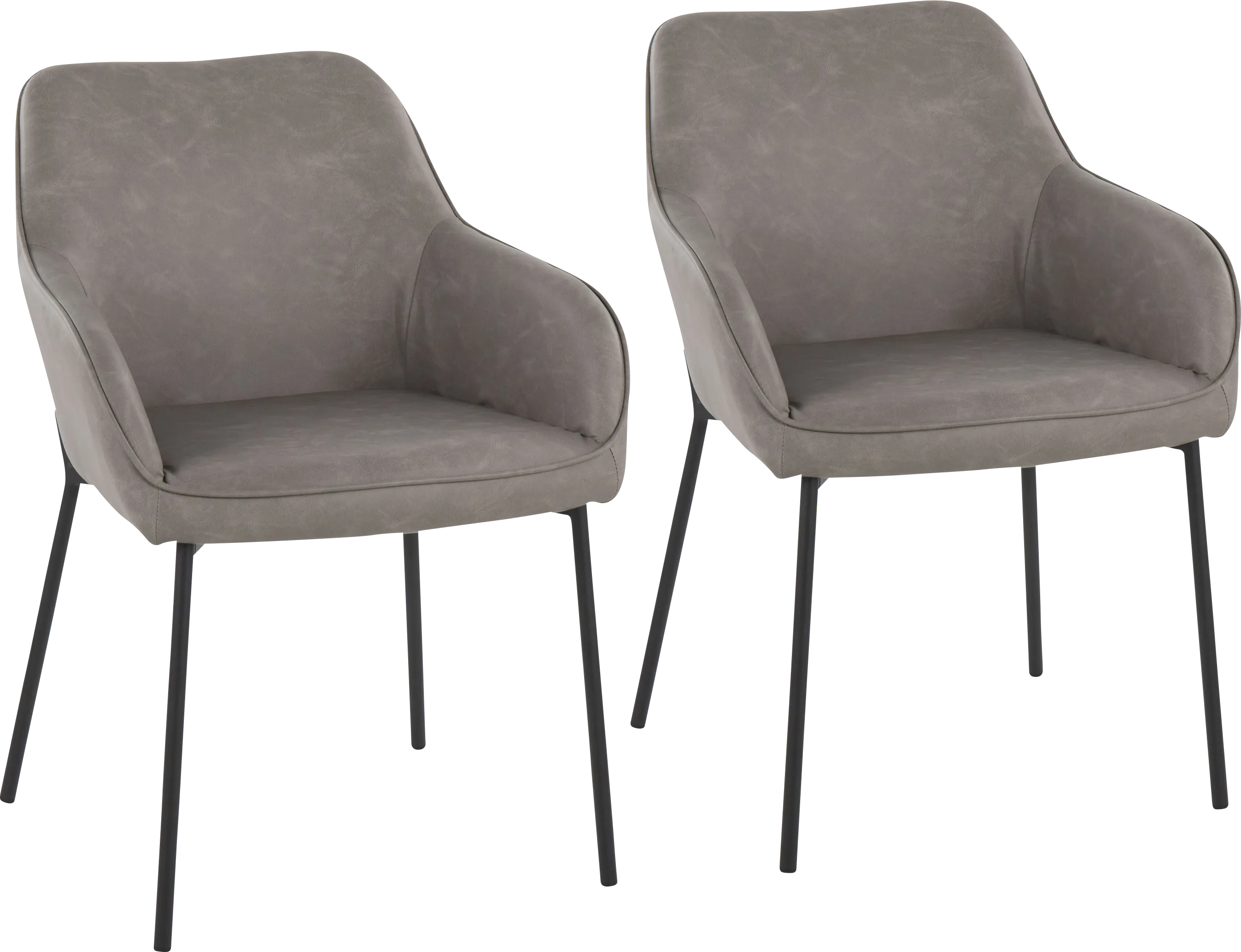 Springmire II Gray Dining Chair Set of 2 - Thumbnail - Image 1