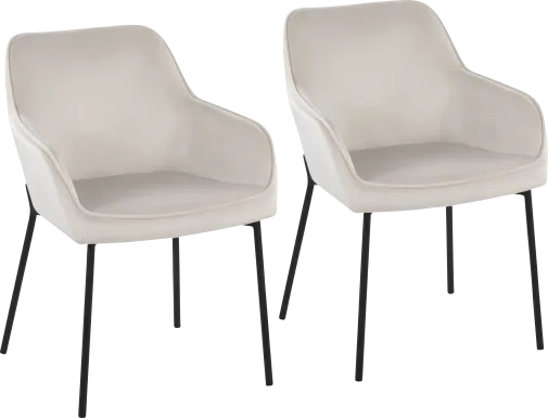 Springmire II Cream Dining Chair Set of 2
