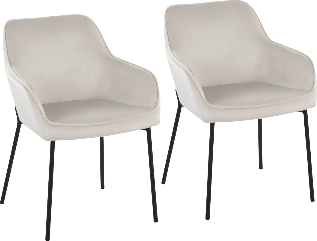 Springmire II Cream Dining Chair Set of 2