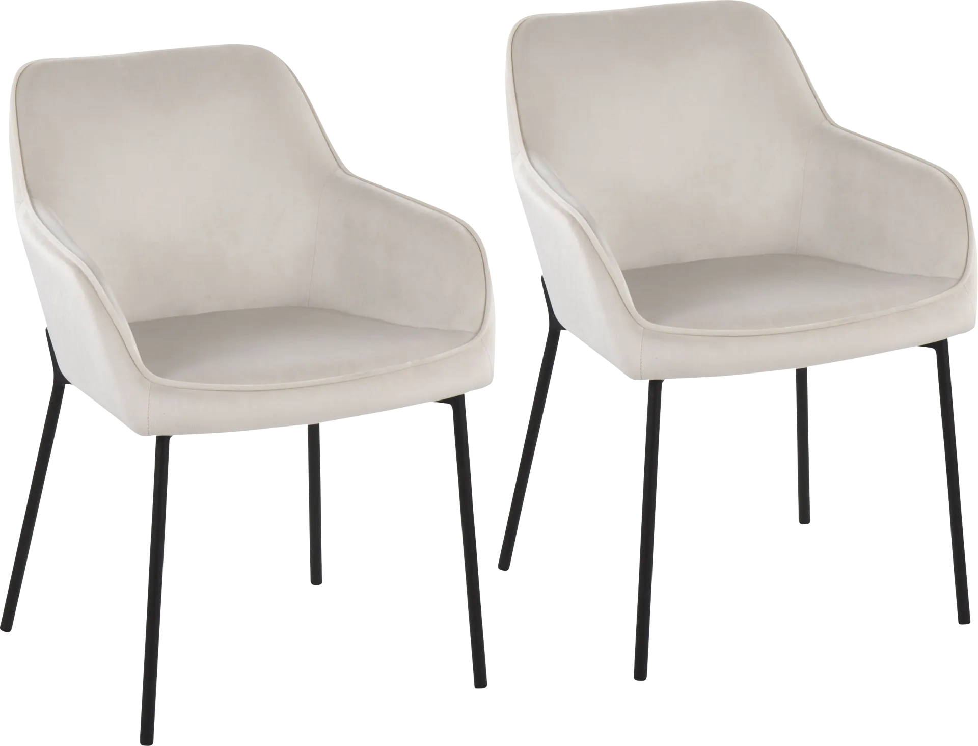 Springmire II Cream Dining Chair Set of 2 - Image 1