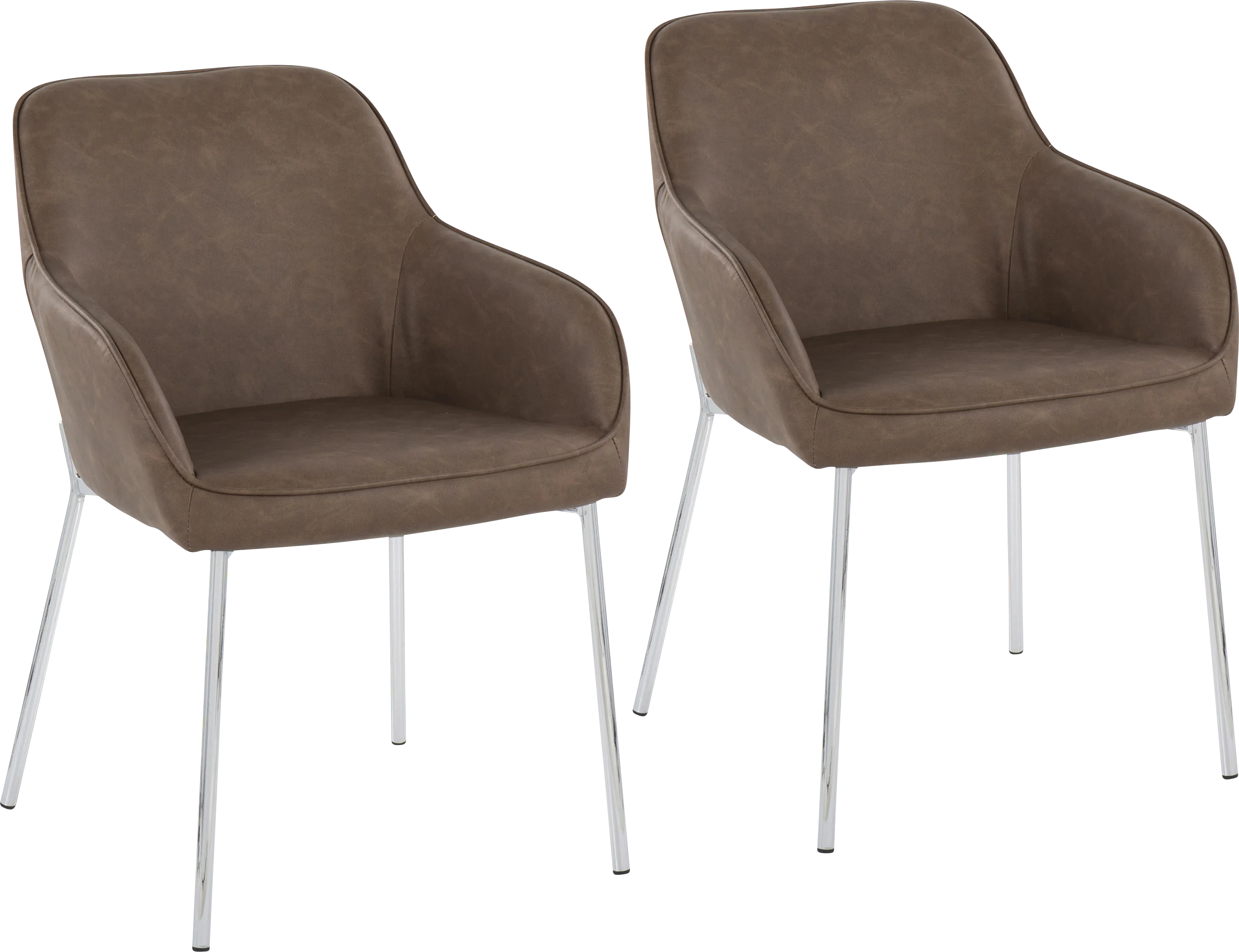 Springmire III Espresso Dining Chair Set of 2