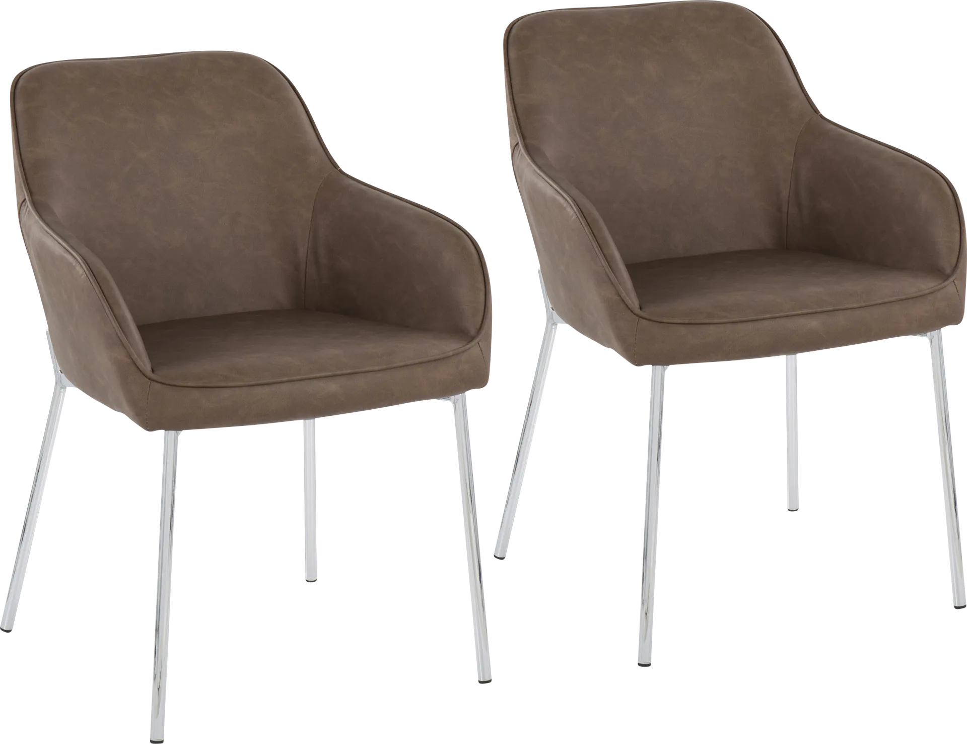 Springmire III Espresso Dining Chair Set of 2 - Image 1