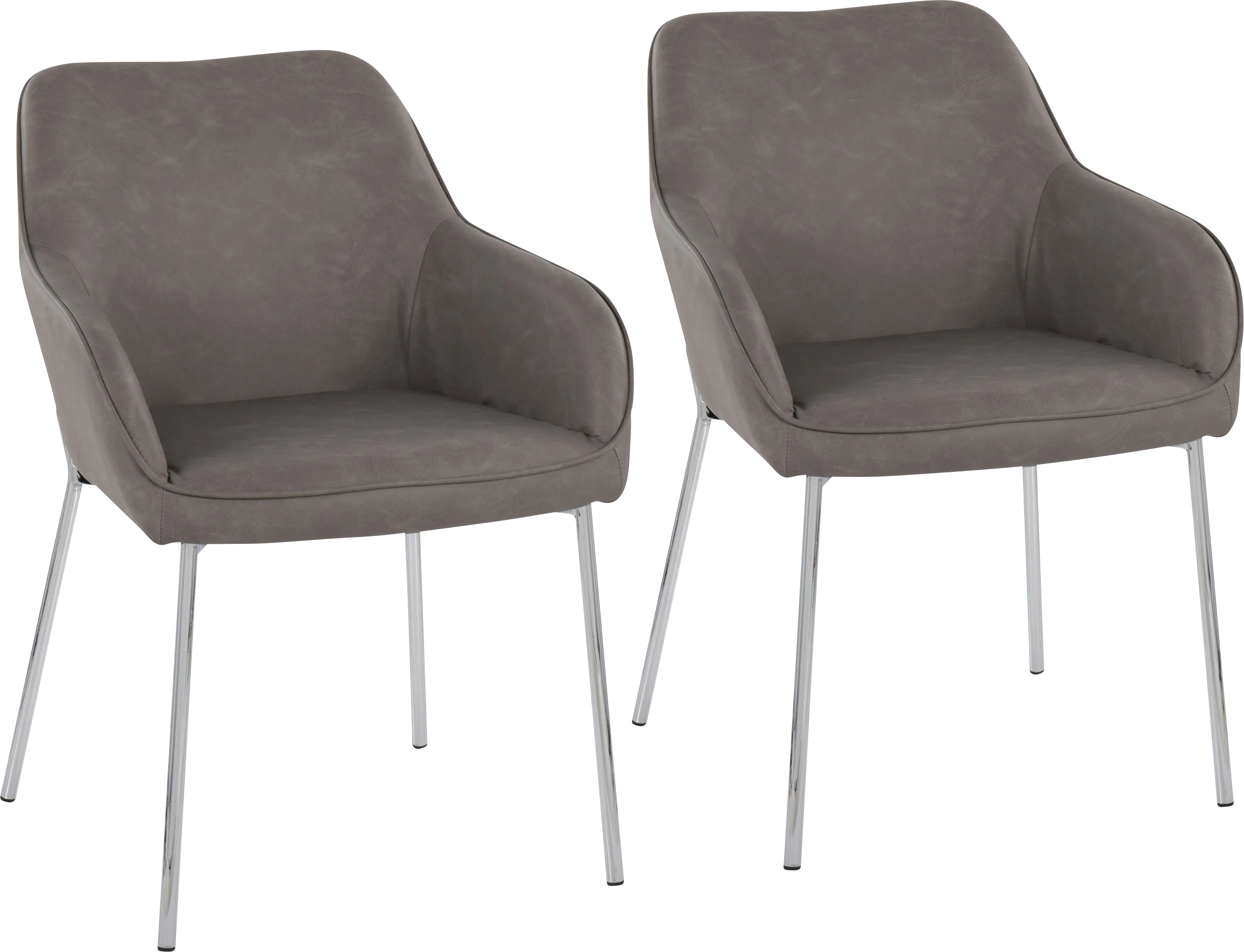 Springmire III Gray Dining Chair Set of 2 - Thumbnail - Image 1