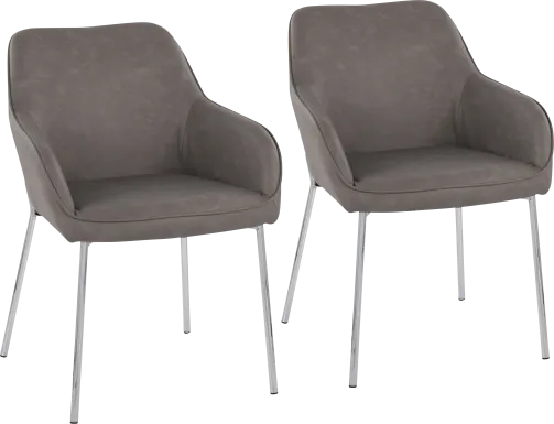 Springmire III Gray Dining Chair Set of 2