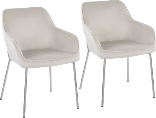 Springmire III Cream Dining Chair Set of 2