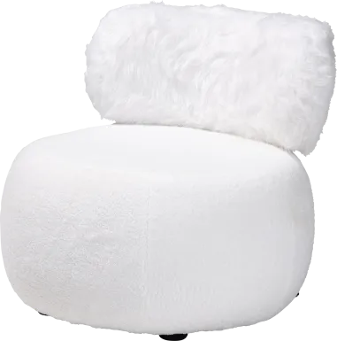 Cabrayla White Accent Chair