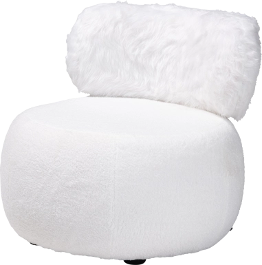 Cabrayla White Accent Chair