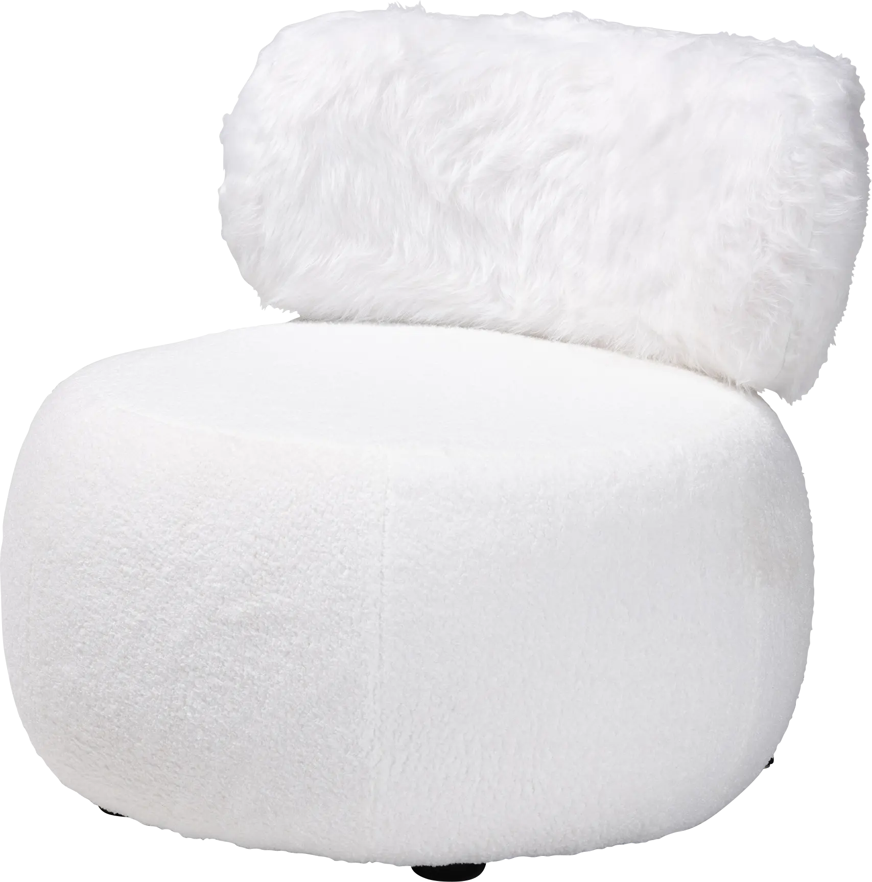 Cabrayla White Accent Chair