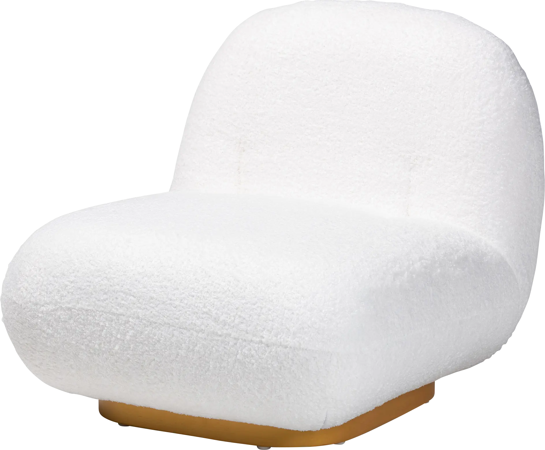 Avisan White Accent Chair