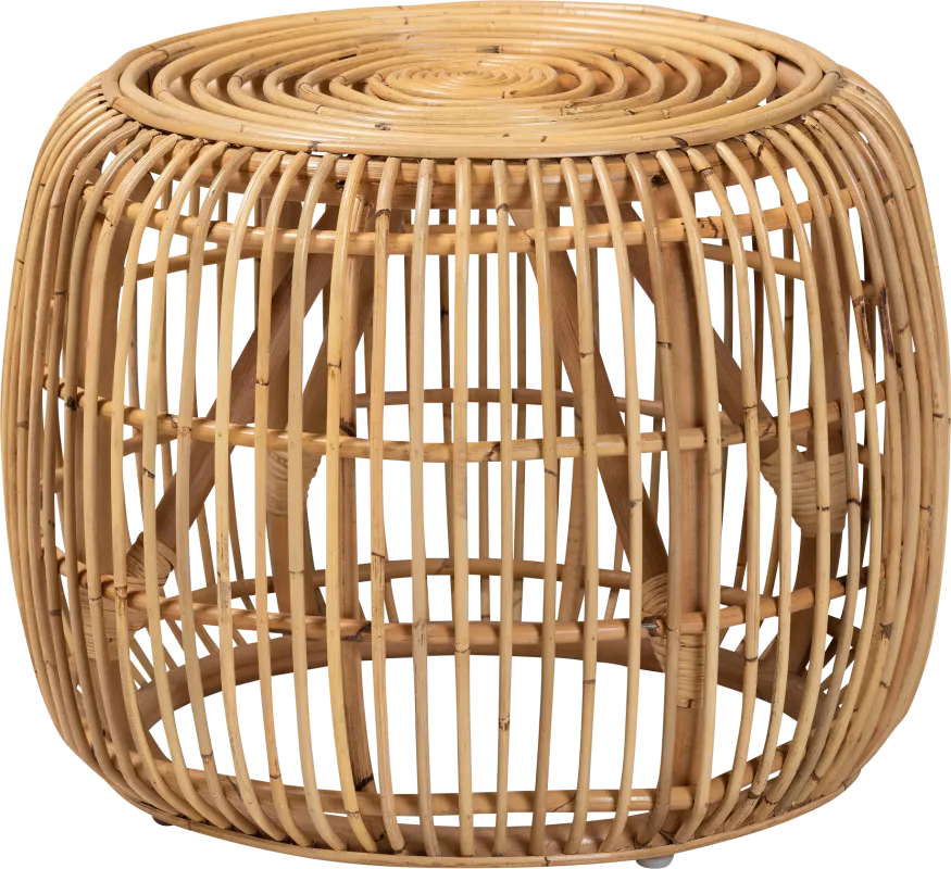Evasel Natural End Table