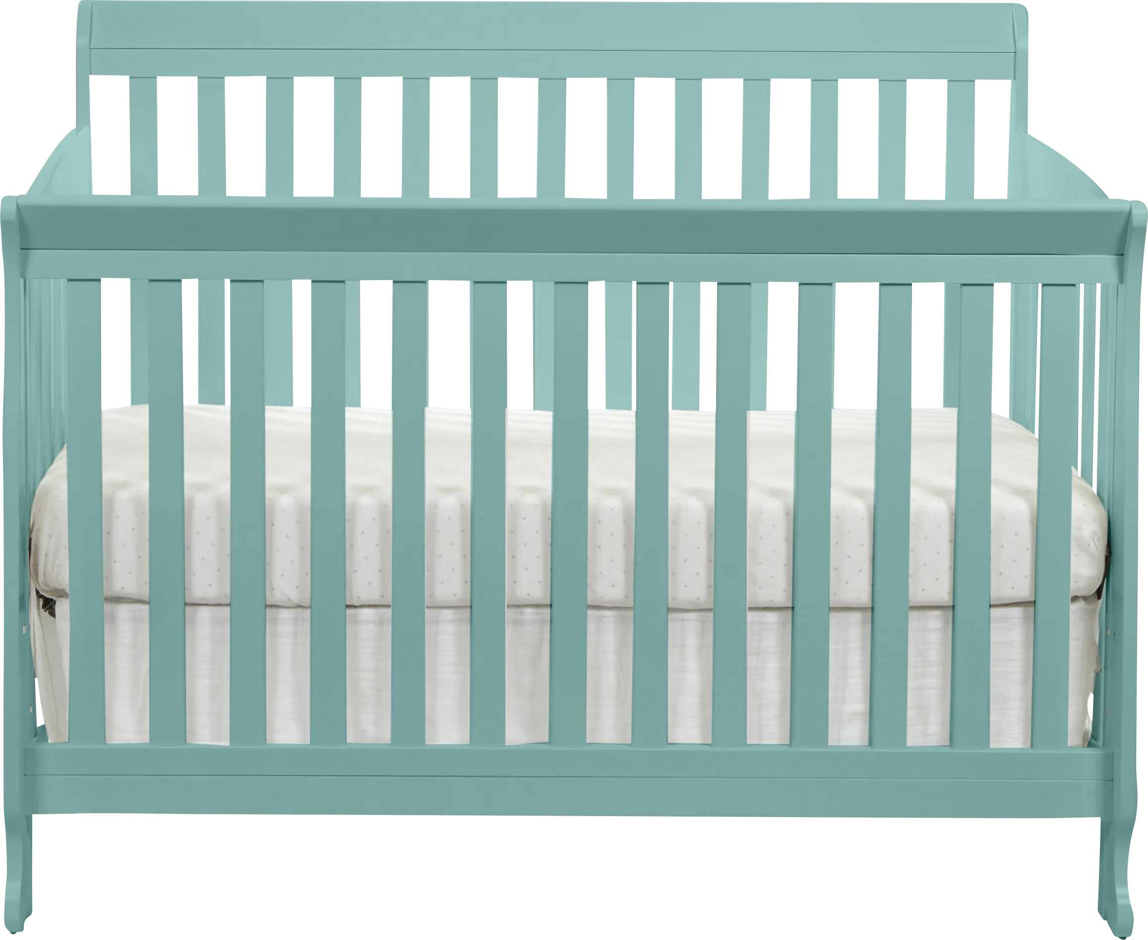 Kids Gelhaven Turquoise Convertible Crib - Thumbnail - Image 1