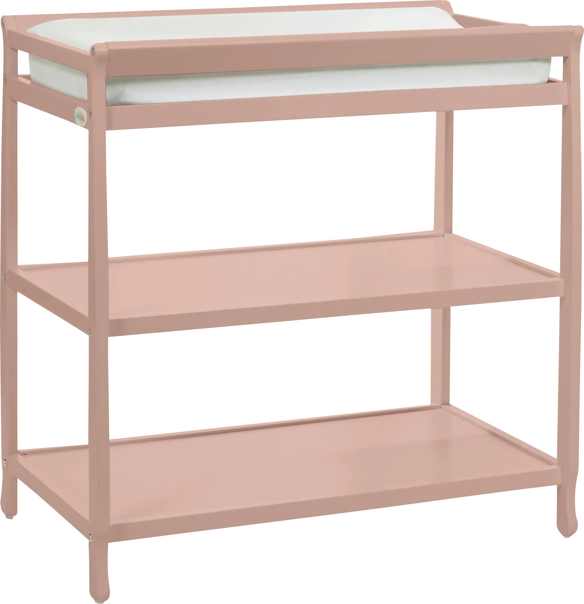 Kids Gelhaven Pink Changing Table - Thumbnail - Image 1