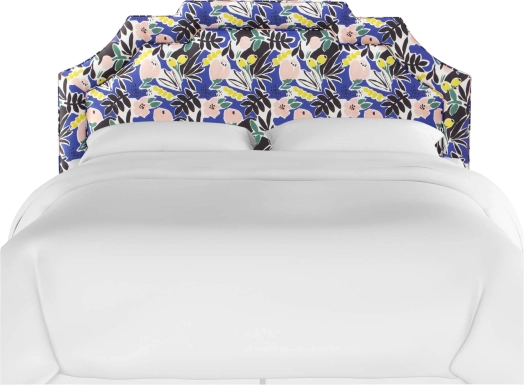 Evarelle II Cobalt Queen Headboard