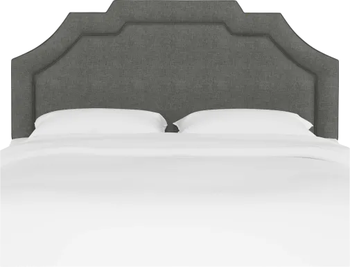 Evarelle I Charcoal Queen Headboard