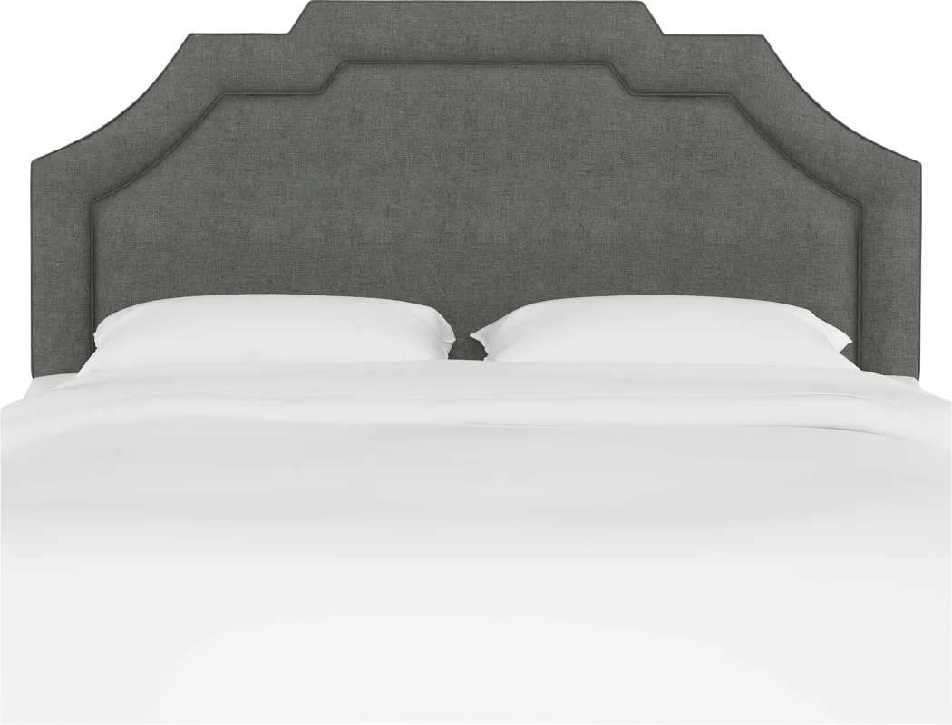 Evarelle I Charcoal Queen Headboard