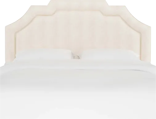 Evarelle I White Queen Headboard