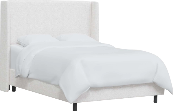 Delorna I White Queen Bed