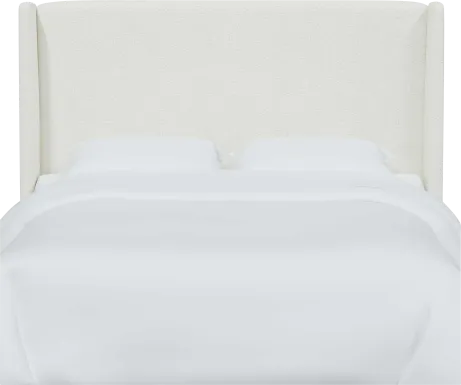 Delorna I White Queen Headboard