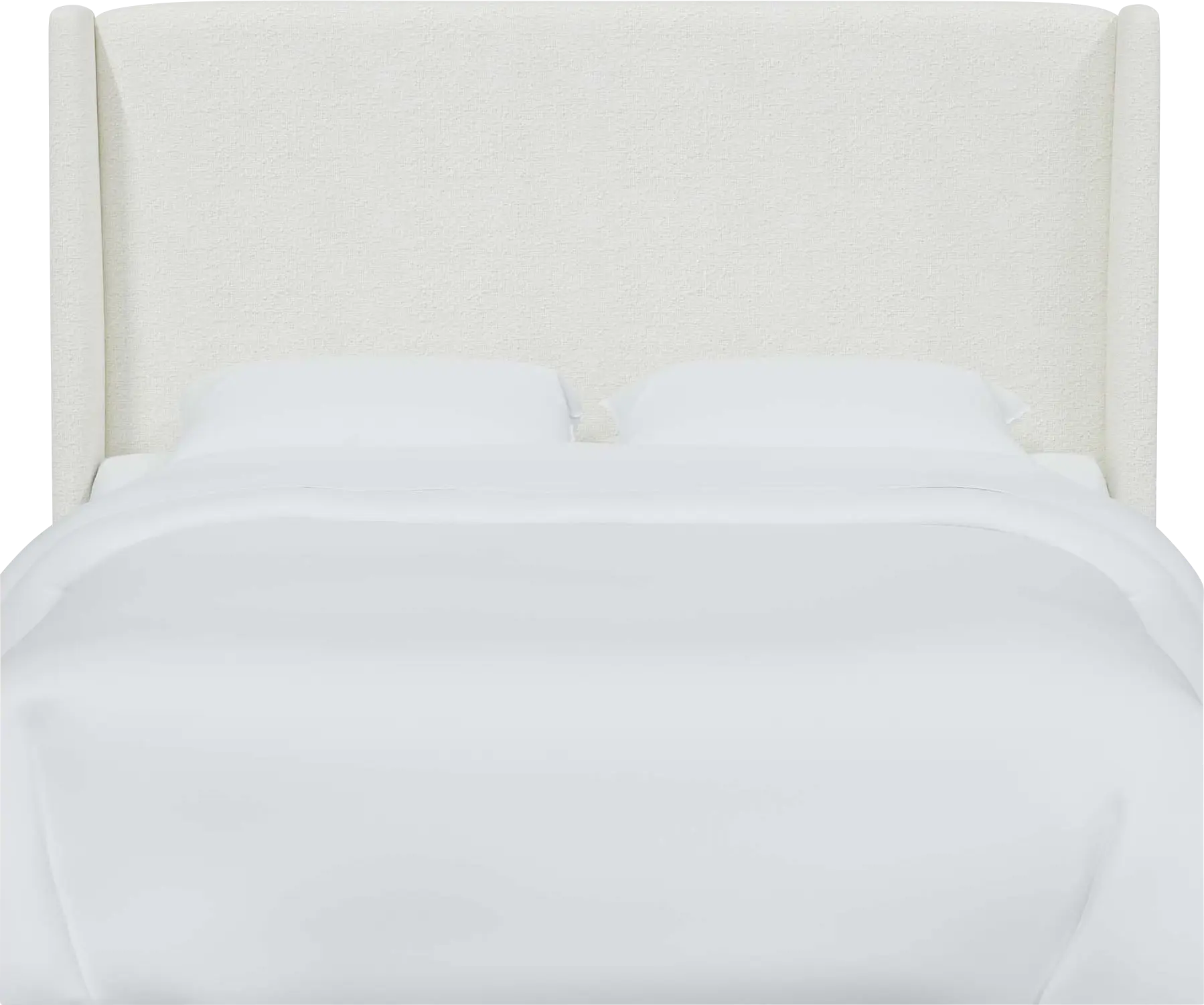 Delorna I White King Headboard