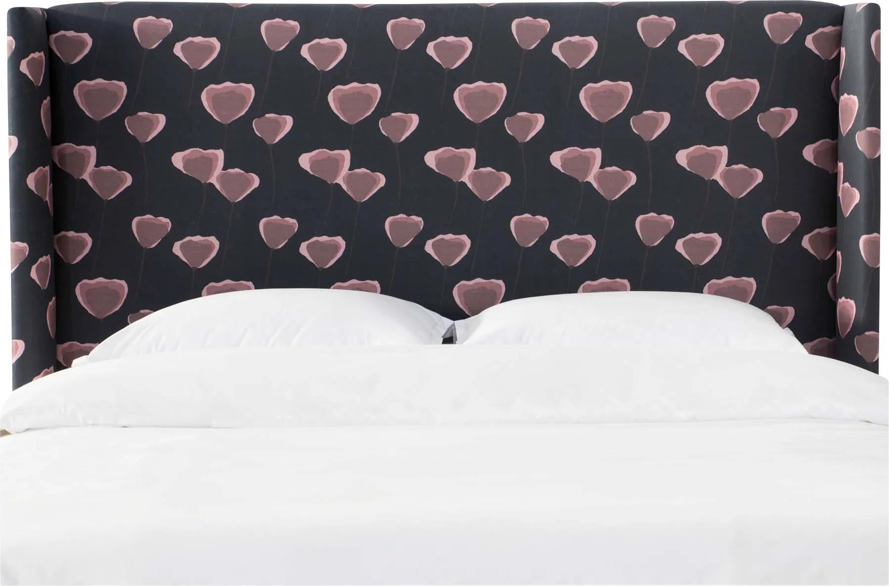 Delorna II Dark Blue Queen Headboard - Thumbnail - Image 1