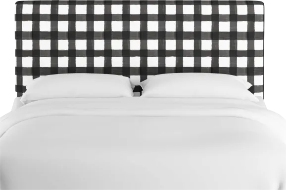 Ellalynn II Black King Headboard