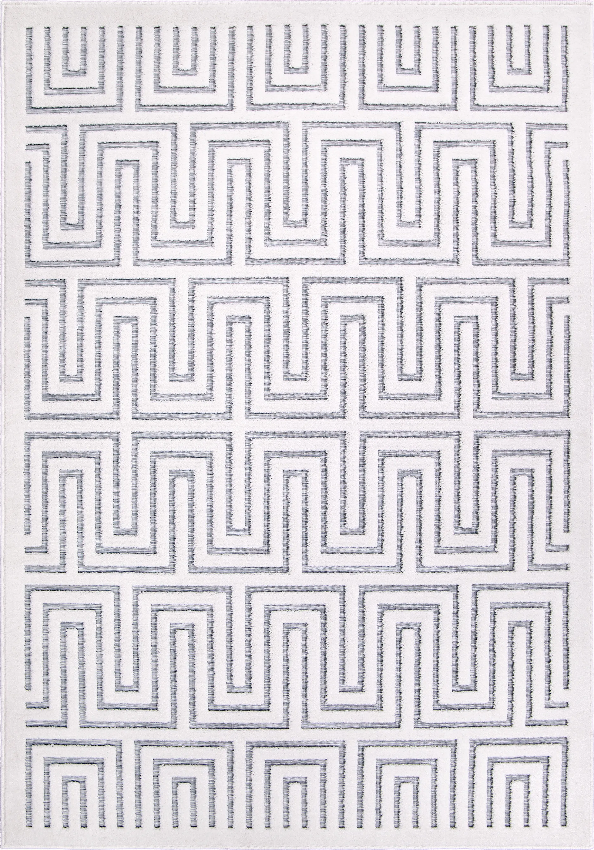 Denbigh White/Blue 5'2 x 7'6 Rug - Image 1