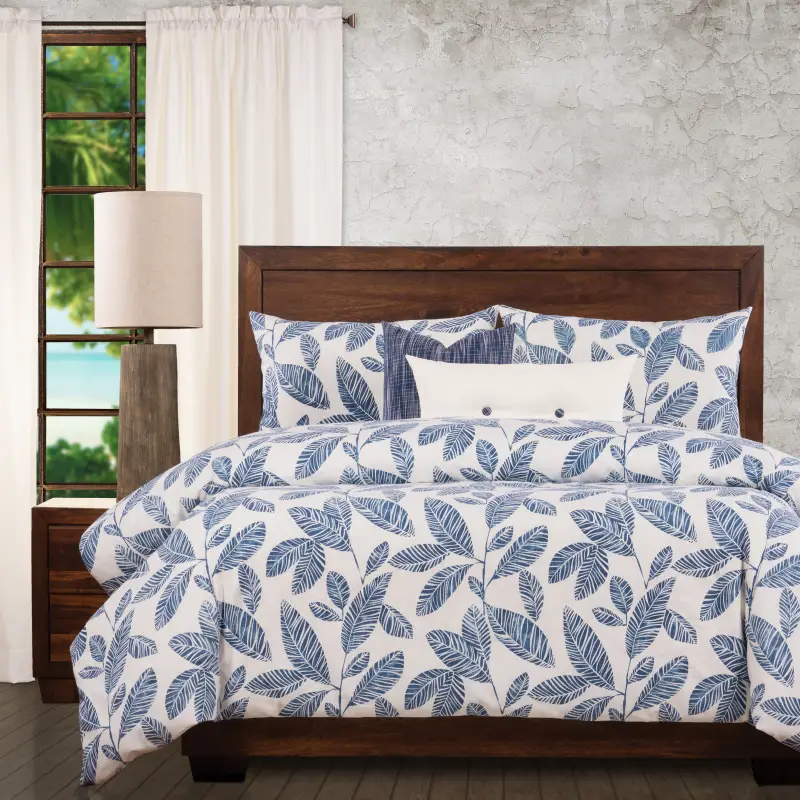 Royalwyn White 6pc Queen Duvet Cover Set