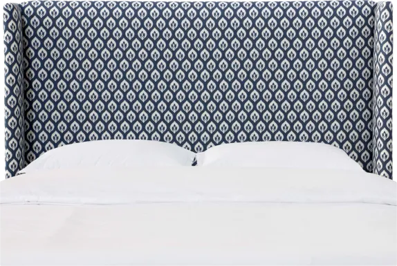 Delorna II Navy California King Headboard
