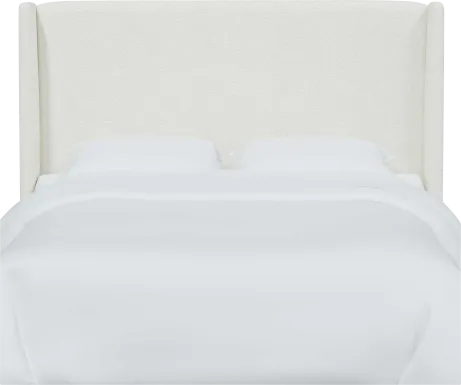 Delorna I White California King Headboard