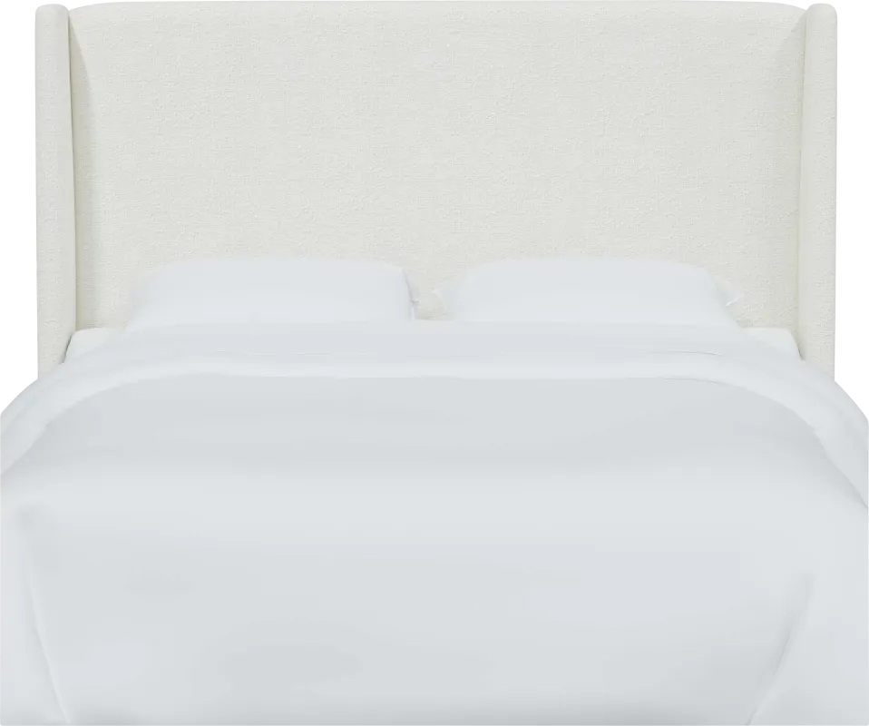 Delorna I White California King Headboard