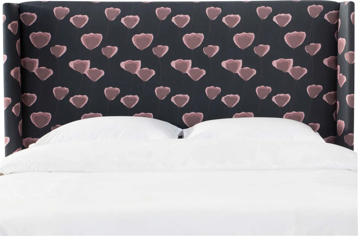 Delorna II Dark Blue California King Headboard