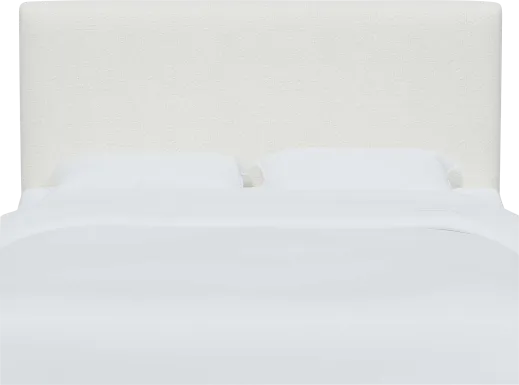 Ellalynn I White California King Headboard