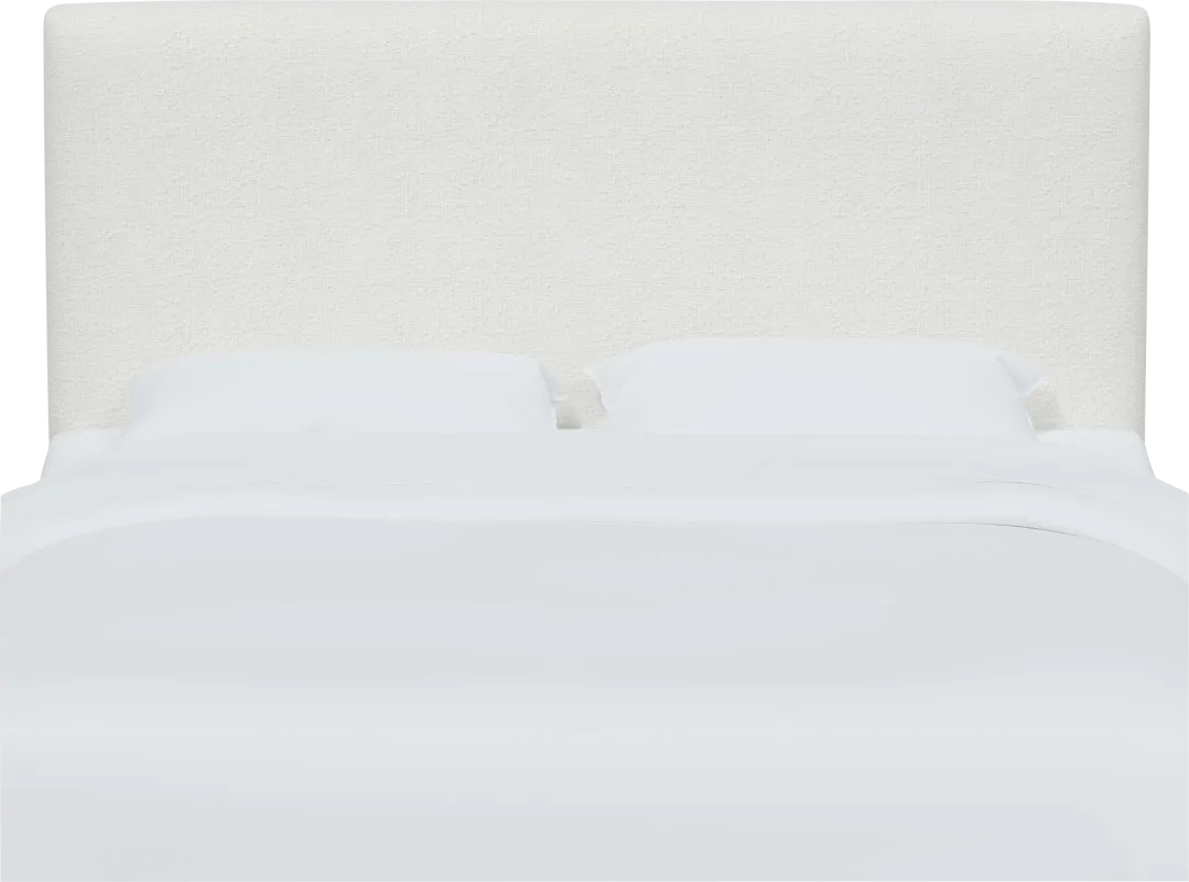 Ellalynn I White California King Headboard