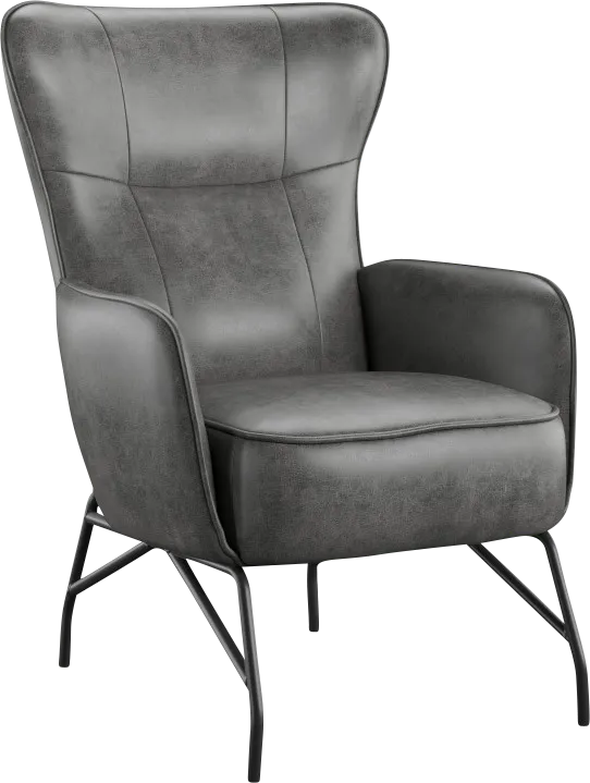 Geitz Charcoal Accent Chair