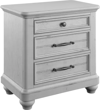 Lilloet Gray Nightstand