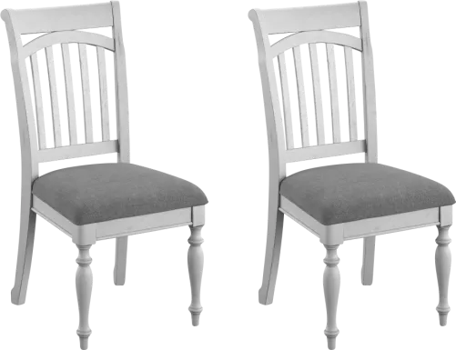 Luchars Gray Dining Chair, Set of 2
