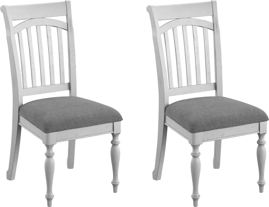 Luchars Gray Dining Chair, Set of 2