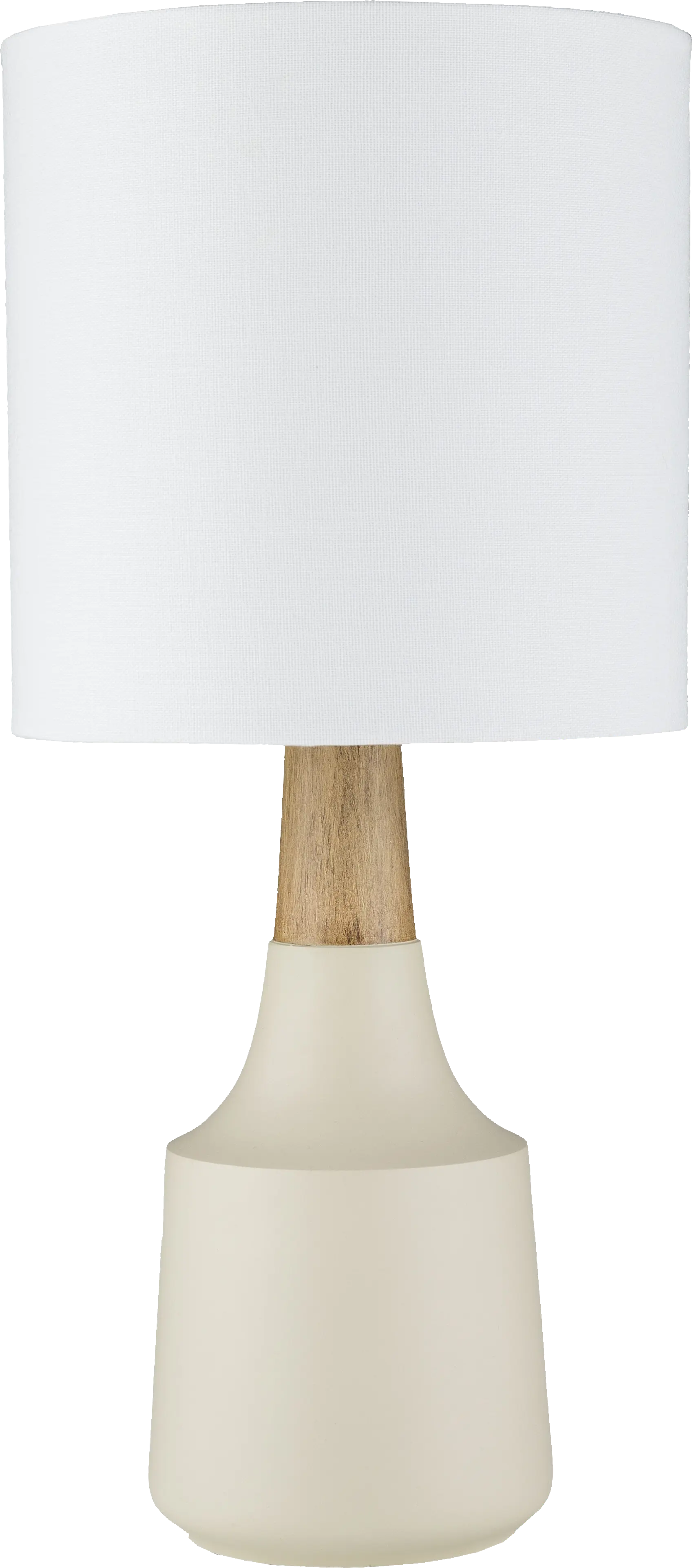 Calcite Circle White Lamp