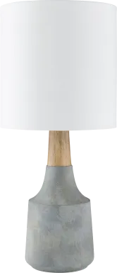 Calcite Circle Blue Lamp