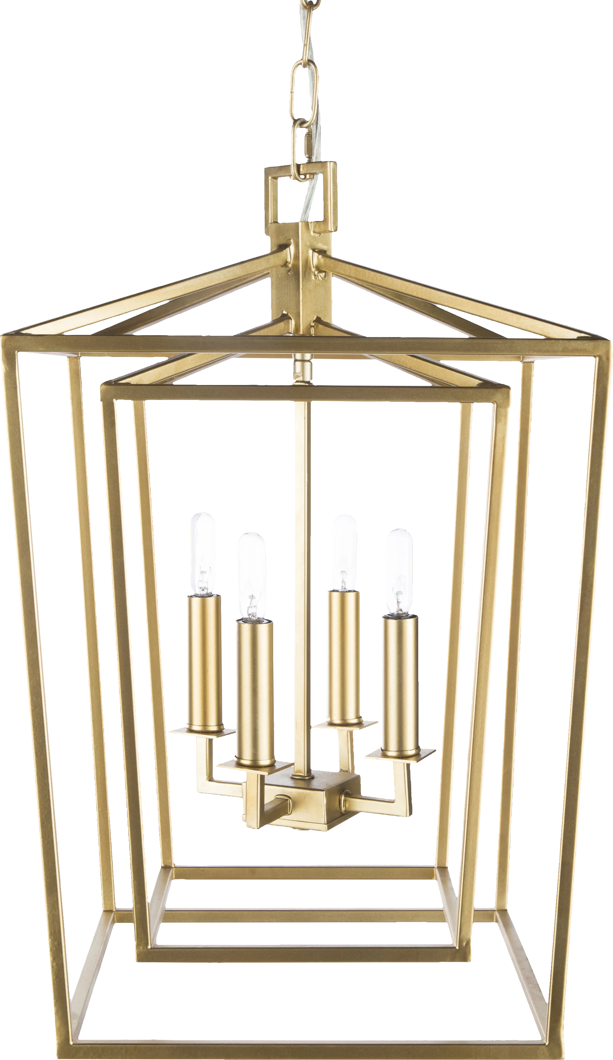 Fryman Point Gold Chandelier