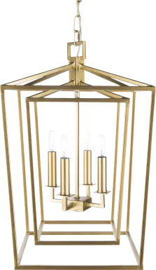 Fryman Point Gold Chandelier