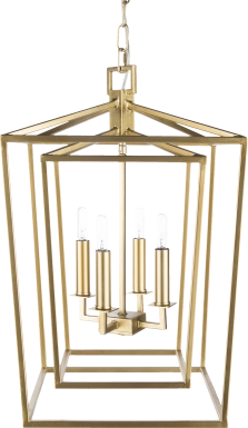 Fryman Point Gold Chandelier