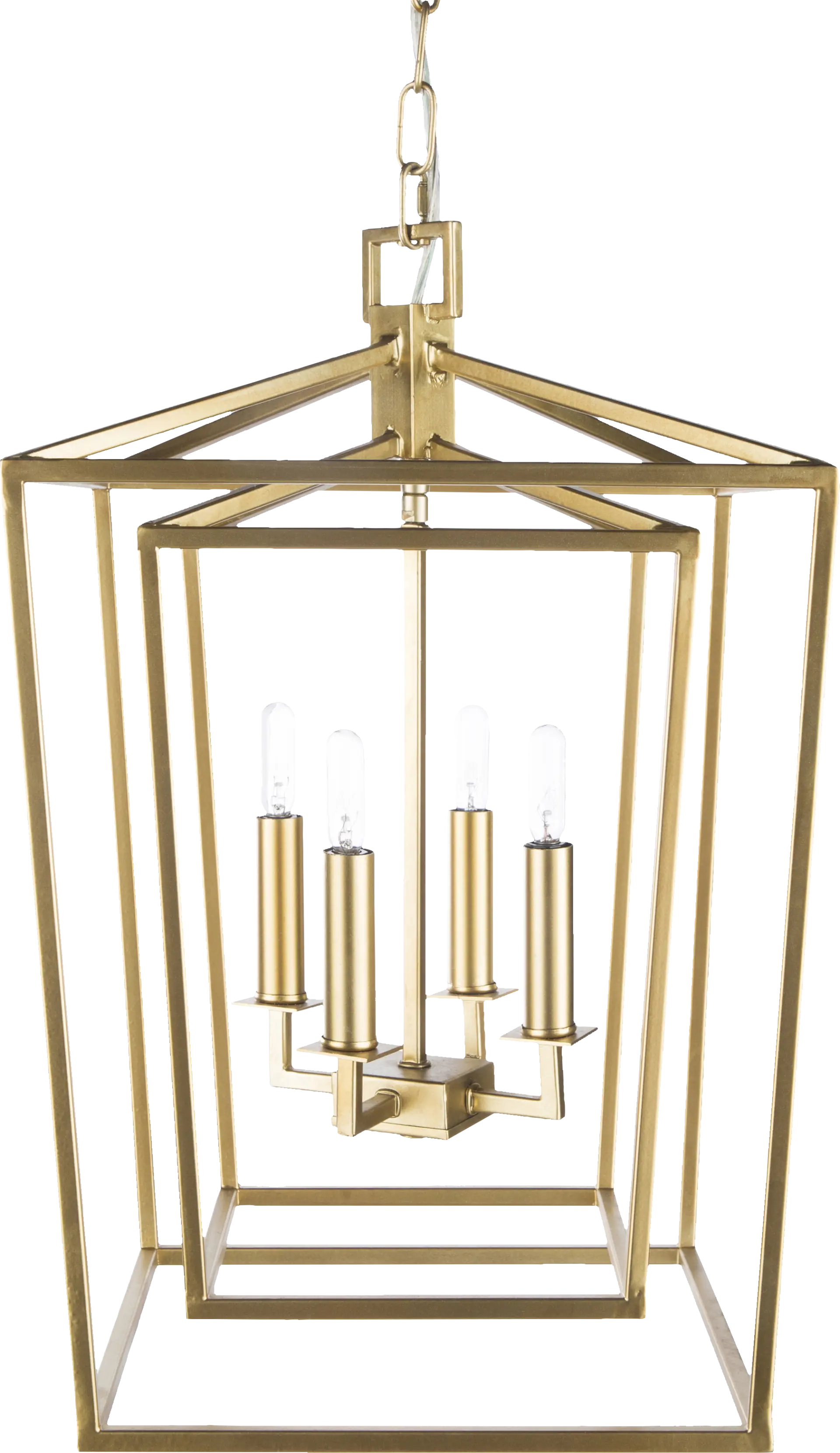 Fryman Point Gold Chandelier