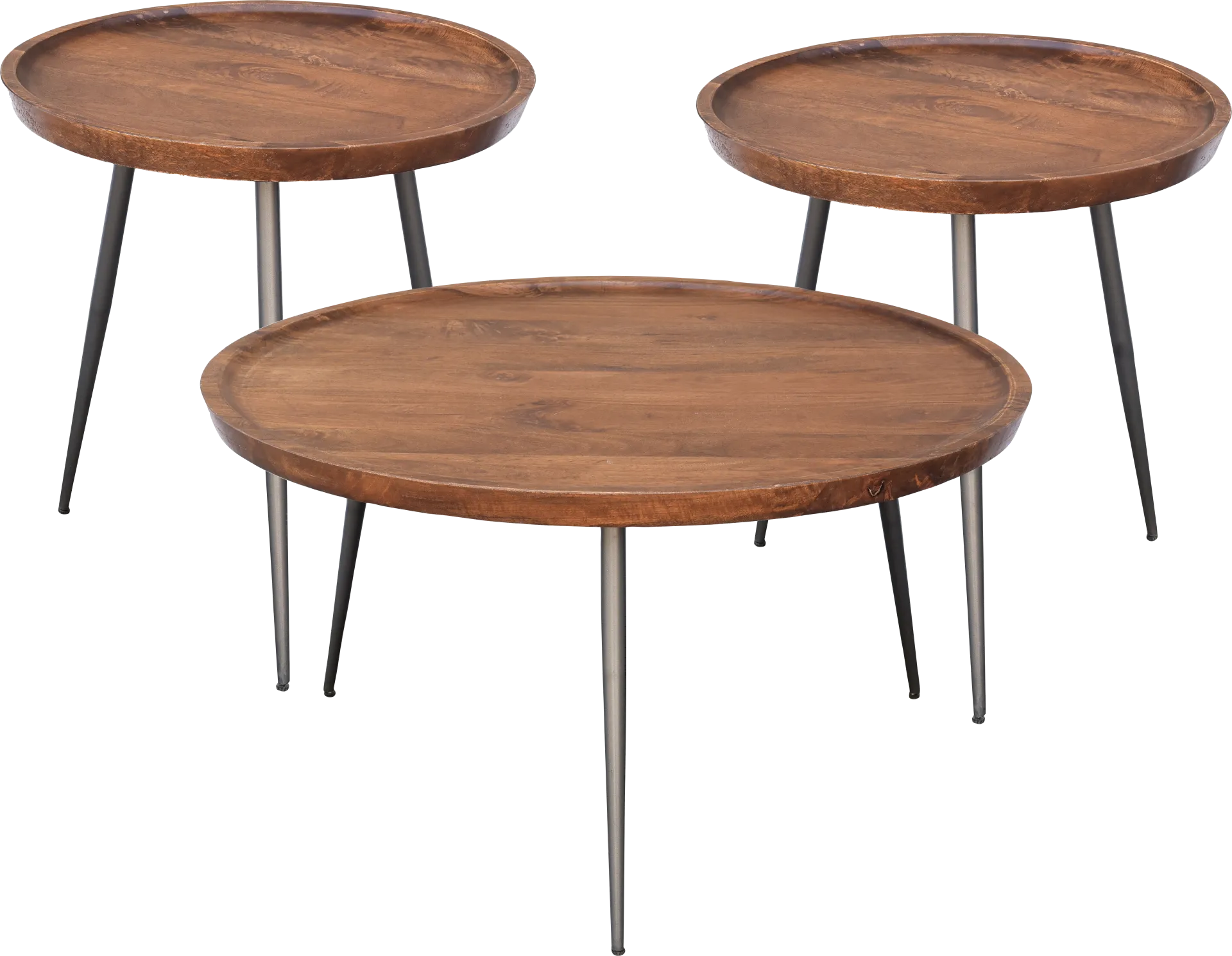 Cassina Court Navy Leather 5 Pc Living Room - Image 6